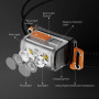 Lampe frontale Flextail TINY Helio 600Z