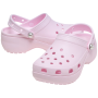Pantoufles femme Crocs Classic Platform Pearl Clog