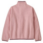 Sweatshirt enfant Patagonia K's Retro Pile Jacket - Fuzzy Mauve