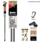 Bâtons de marche nordique Fizan NW Carbon Pro Impulse