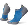 Chaussettes homme Smartwool Run Targeted Cushion Low Ankle Pattern bleu / gris Neptune Blue