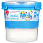 Boîte aliments Sistema Round Lunch Stack TO GO 965ml bleue