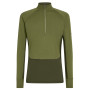T-shirt fonctionnel homme Icebreaker Men Mer 200 ZoneKnit LS Half Zip vert foncé Dkloden/Spha/Cb