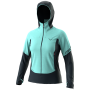 Veste femme Dynafit Traverse Alpha Hooded Jkt W vert / bleu 8051 - marine blue/3010