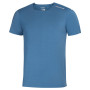 T-shirt homme Progress Technic bleue petrol melír