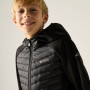 Veste enfant Regatta Junior Andreson Hybrid Black/Sealgr