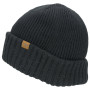 Casquette imperméable SealSkinz WP Cold Wthr Roll Cuff Beanie vert Black