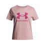 T-shirt enfant Under Armour BIG LOGO SS-PNK rose clair Pink