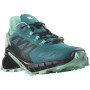 Chaussures de running femme Salomon Supercross 4 bleue / noir Harbor Blue / Black / Yucca