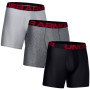Caleçon homme Under Armour Tech 6In 3 Pack gris / noir Black/JetGrayLightHeather/ModGrayLightHeather