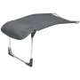 Repose-pieds Crespo Deluxe R-215 gris foncé