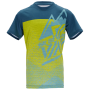 Maillot cyclisme enfant Silvini Denni bleu / jaune blue-neon