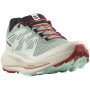Chaussures de running femme Salomon Pulsar Trail rouge Lily Pad / Bleached Aqua / Hot Sauce