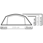 Tente de randonnée Salewa Sierra Leone II Tent
