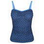 Maillot de bain femme Regatta Aceana Tankini II bleue Navy Tile