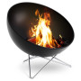Brasero Höfats Bowl 57 with star stand noir black