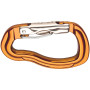 Mousqueton Grivel K12L Tau WireLock orange