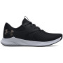 Chaussures de running femme Under Armour W Charged Aurora 2 noir / blanc Black / Black / Metallic Warm Silver