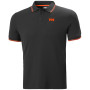 T-shirt homme Helly Hansen Kos Polo noir / rouge 980 Ebony