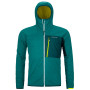 Veste homme Ortovox Swisswool Piz Duan Jacket M green Pacific Green