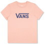 T-shirt femme Vans Wm Drop V Ss Crew-B rose Peach Beige