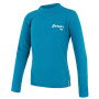 T-shirt fonctionnel enfant Sensor Merino Df Logo bleue