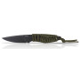 Couteau Acta non verba P100 Dlc/Plain edge green Olive/Black