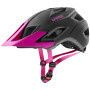 Casque vélo Uvex Access noir / violet BlackMatBerry