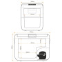 Réfrigérateur à compresseur Yolco NX40