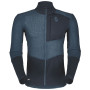 Sweatshirt fonctionnel homme Scott Explorair Alpha Raw bleu foncé metal blue/dark blue