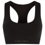 Soutien-gorge Icebreaker Women Merino Blend 260 ZoneKnit™ Seamless Bra noir Black
