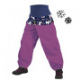 Pantalon polaire bambins Unuo Softshell Sherpa Basic bleu / violet