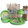 Set pique-nique EcoSouLife Piknikový Set EcoSouLife pro 4 green