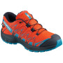 Chaussures enfant Salomon XA Pro 3D CSWP J rouge CherryTomato/NavyBlazer/FjordBlue
