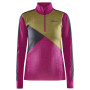 T-shirt fonctionnel femme Craft ADV Nordic Wool HZ rose / jaune Roxo-Slate