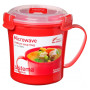 Tasse Sistema Microwave Medium Soup Mug Red rouge