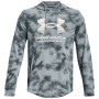 Sweat-shirt homme Under Armour Rival Terry Novelty HD bleu / gris Harbor Blue / Gravel / Onyx White