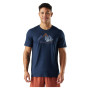 T-shirt fonctionnel homme Smartwool Triangle Mountain Active Short Sleeve Graphic Tee