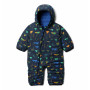 Combinaison enfant Columbia Powder Lite™ Reversible Bunting bleu foncé Collegiate Navy, Bright Indigo, Dk Mtn