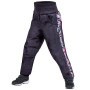 Pantalon softshell enfant Unuo žíhané gris / rose
