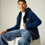 Sweatshirt enfant Regatta Munro Hybrid Jacket AviBlueNavy