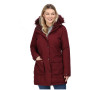 Manteau chauffant femme Regatta Voltera Parka bordeau Claret
