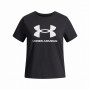 T-shirt enfant Under Armour BIG LOGO SS-BLK noir / blanc Black