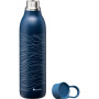 Bouteille isotherme Aladdin CityLoop Thermavac eCycle 600 ml bleu / blanc Deep Navy