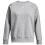Sweat-shirt femme Under Armour Rival Fleece Crew girs Mod Gray Light Heather / / White