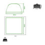 Tente de réception Coleman Air Shelter M