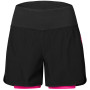 Short vélo femme Etape Claudia noir / rose černá/růžová