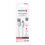 Câble données et chargement Swissten Textile USB / Lightning 1,2 m