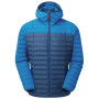 Veste d'hiver homme Mountain Equipment Particle Hooded Jacket turquoise / bleu Majolica/Mykonos