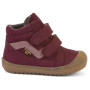 Chaussures barefoot toutes saisons pour enfant Frodo Ollie Tex Bordeaux